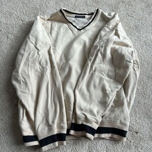 cream colored brandy crewneck